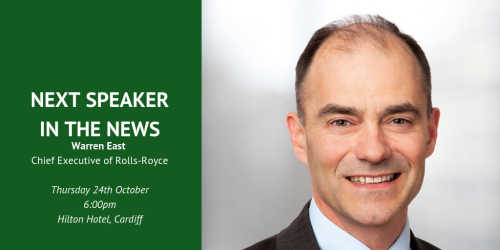 Speaker in the News: Warren East, CEO of Rolls Royce 